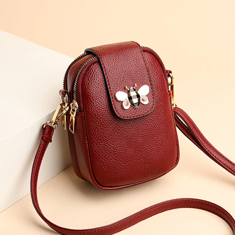 Women's Small All Seasons Pu Leather Streetwear Shoulder Bag