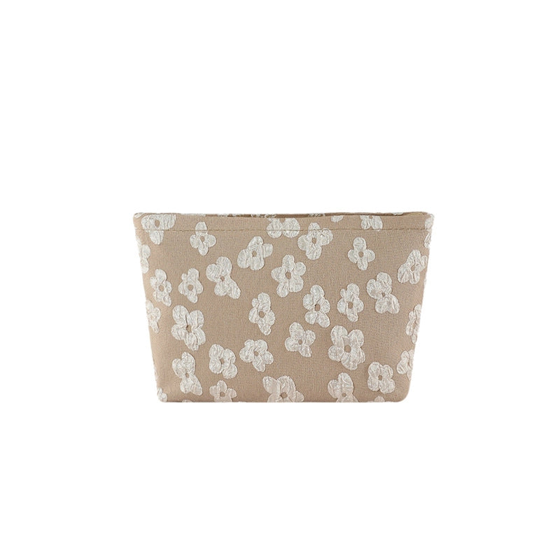 Black White Pink Flower Square Clutches