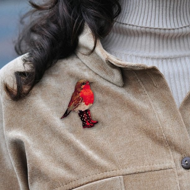 Carpenter Craft-Animal Wooden Brooch🐦