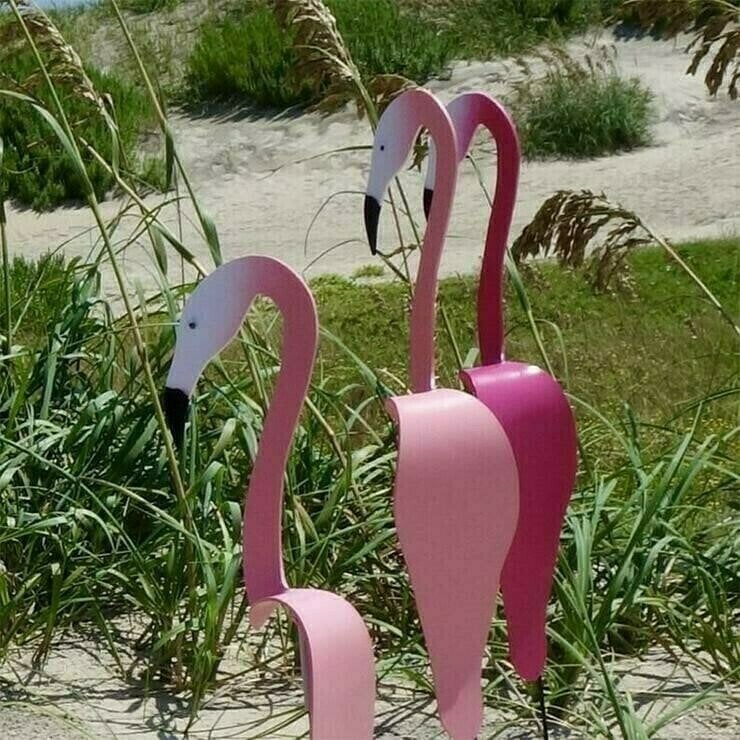 🔥Garden Art - Dancing Flamingos🦩🦩🦩