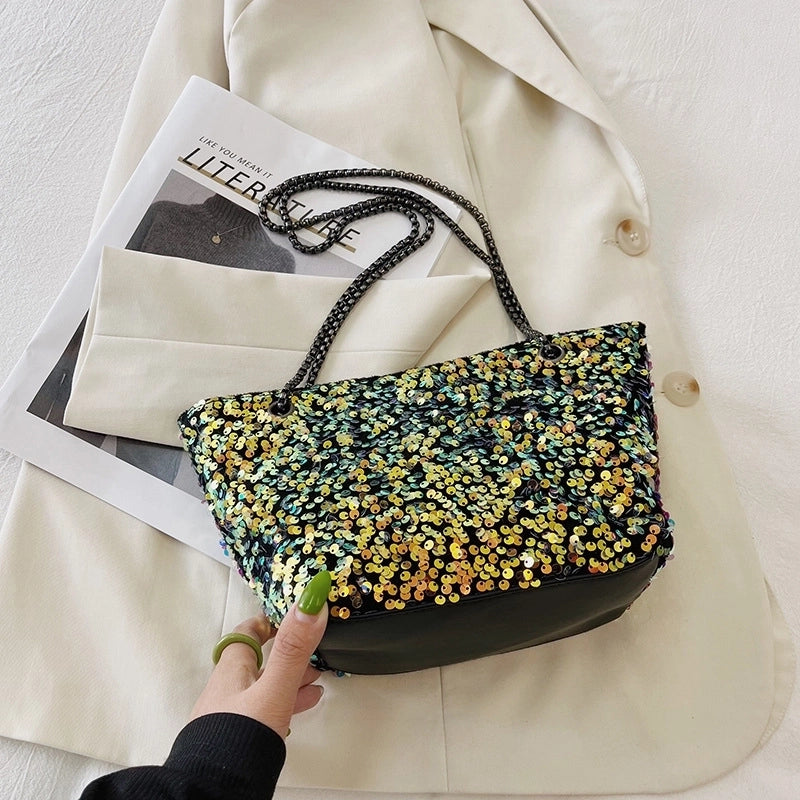 Women's Large Spring&summer Pu Leather Streetwear Tote Bag
