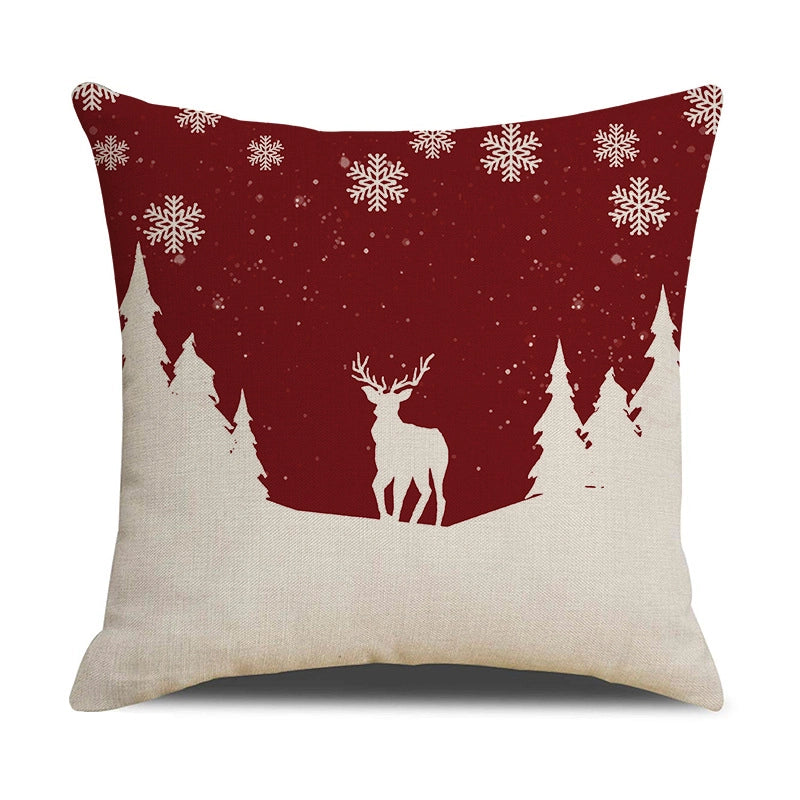 Fashion Letter Elk Polyester Pillow Cases