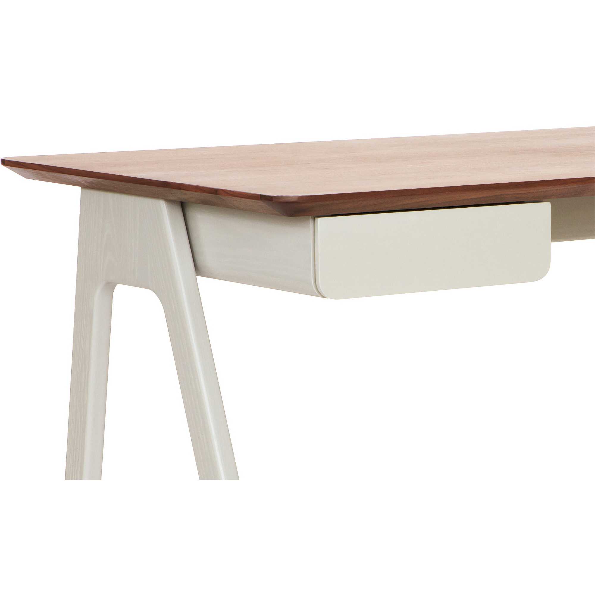 Blu Dot Stash Desk. Walnut/Putty Grey