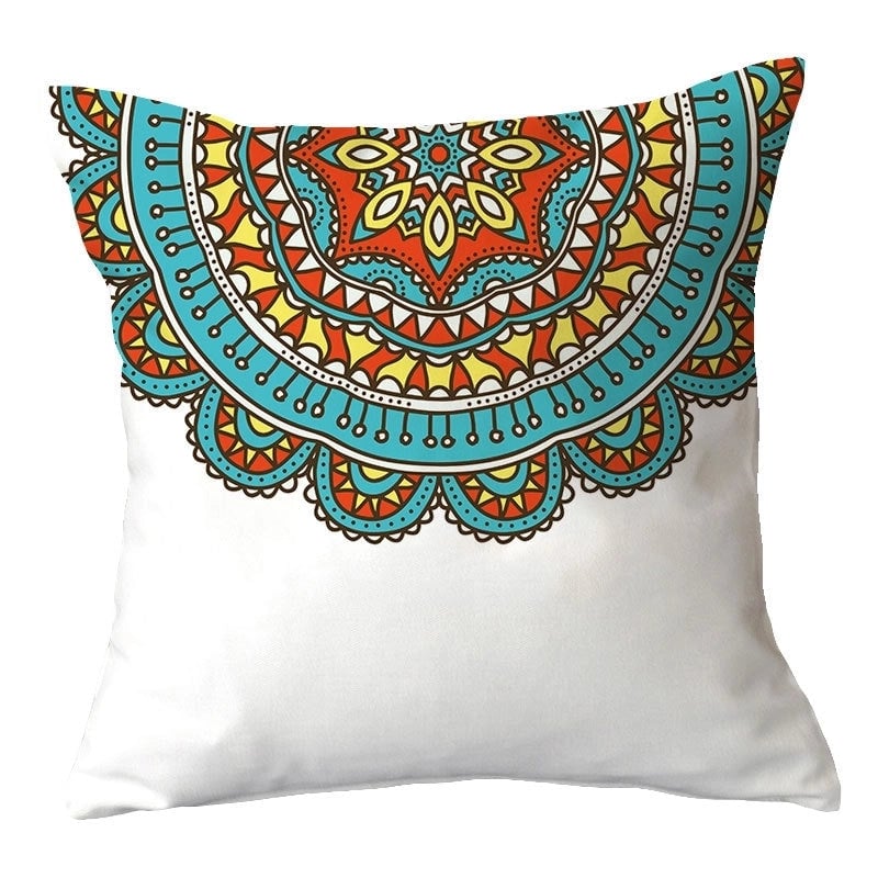 Casual Vacation Color Block Plush Pillow Cases