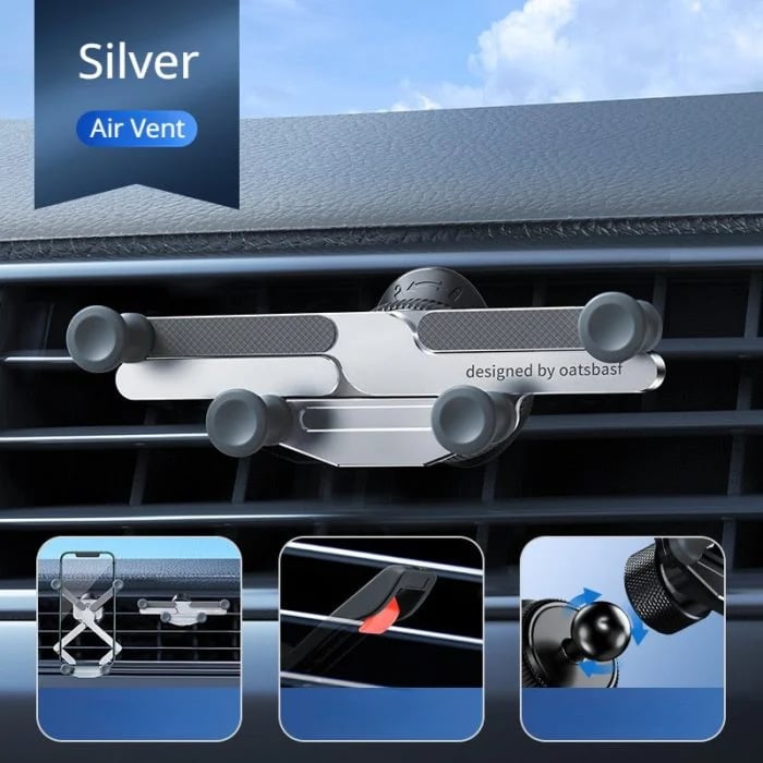 🔥Last Day Promotion 49% OFF - Invisible Rotatable Air Vent Mount Car Phone Holder