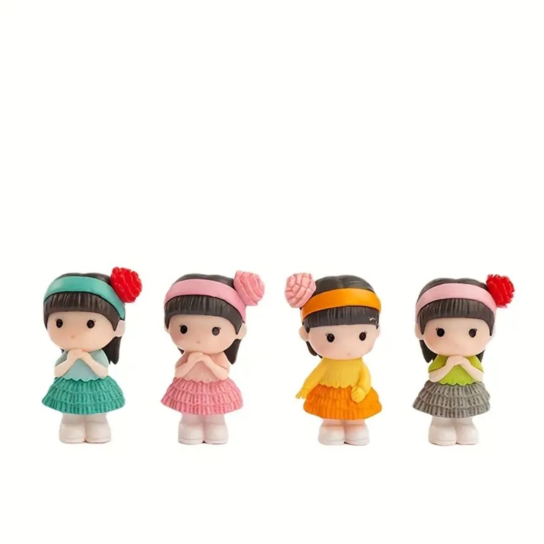 4 pcs Boy and Girl Couple Ornaments