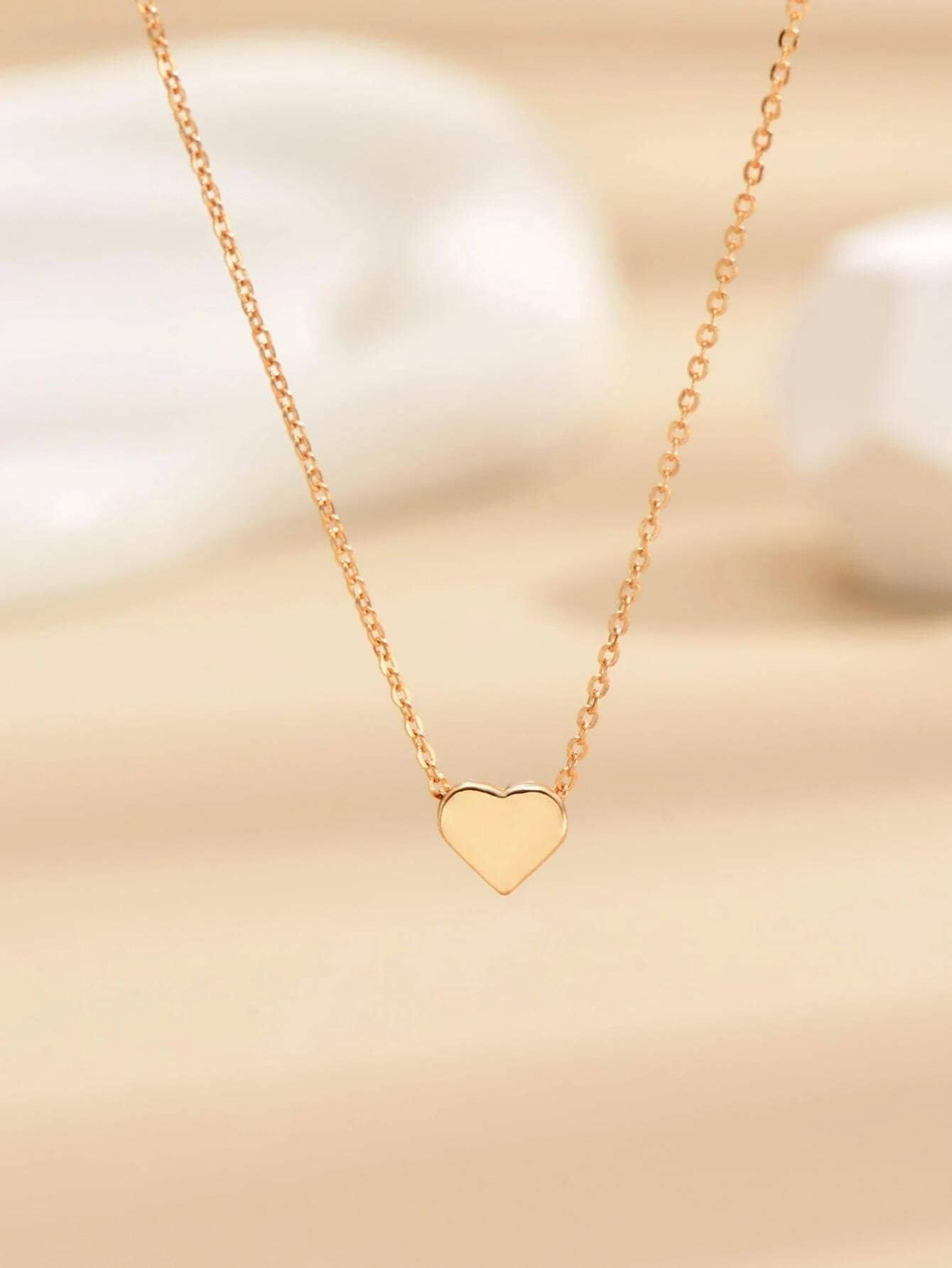 Stainless Steel Heart Pendant Necklace