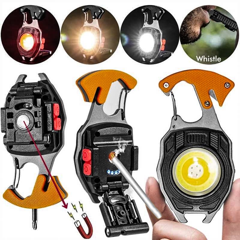 🔥2023 HOT SALE - Powerful Beast™ Multifunction Keychain Flashlight