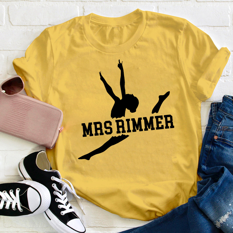 Personalized Name Dancer Teacher T-Shirt