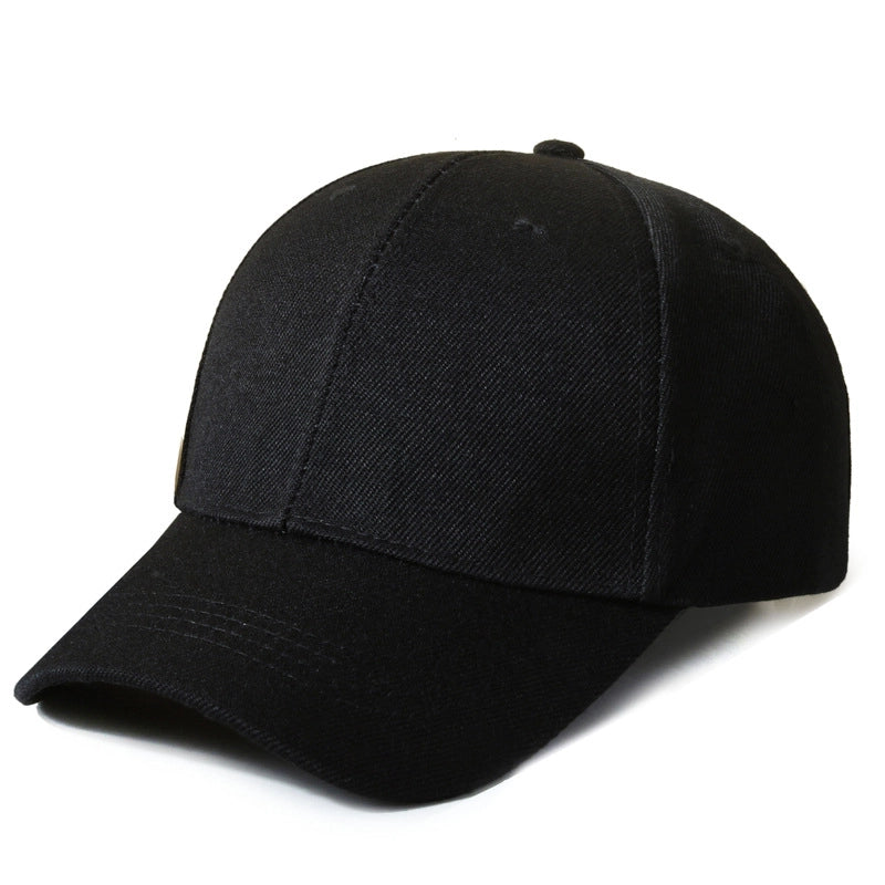Hat Spring And Autumn New Solid Color Printable Logo Advertising Hat Sunscreen Cap Sports Baseball Cap Light Plate Cap