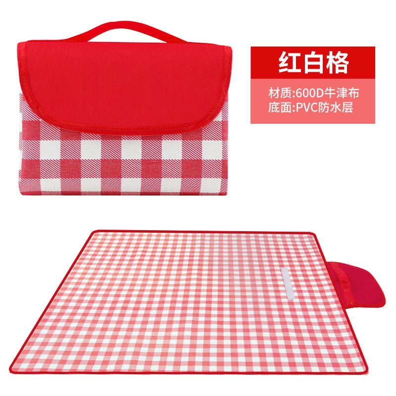 Pastoral Solid Color Waterproof Oxford Cloth Picnic Blanket