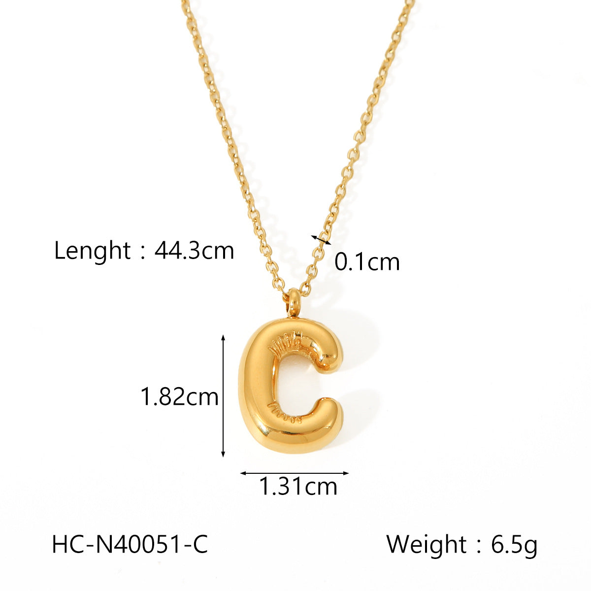 IG Style Letter Number Text Stainless Steel Electroplating Necklaces