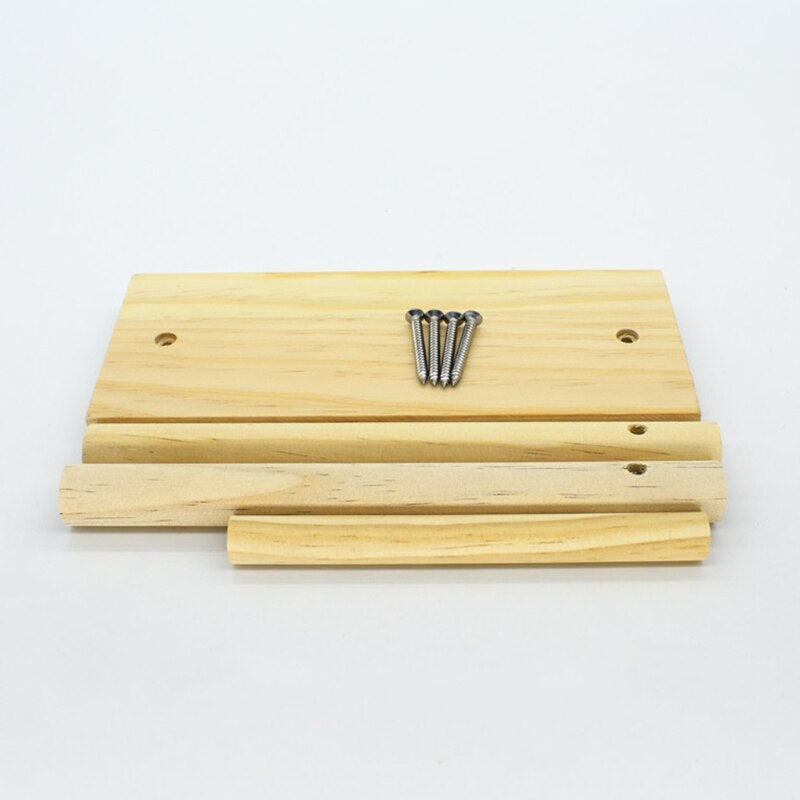 5Pcs Wooden Puzzle Toys For Birds