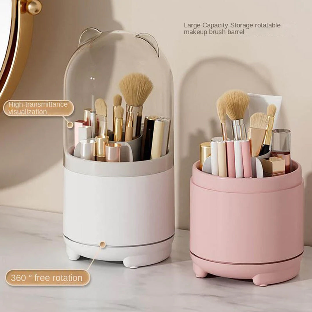 360° Rotating Base Makeup Brush Holder