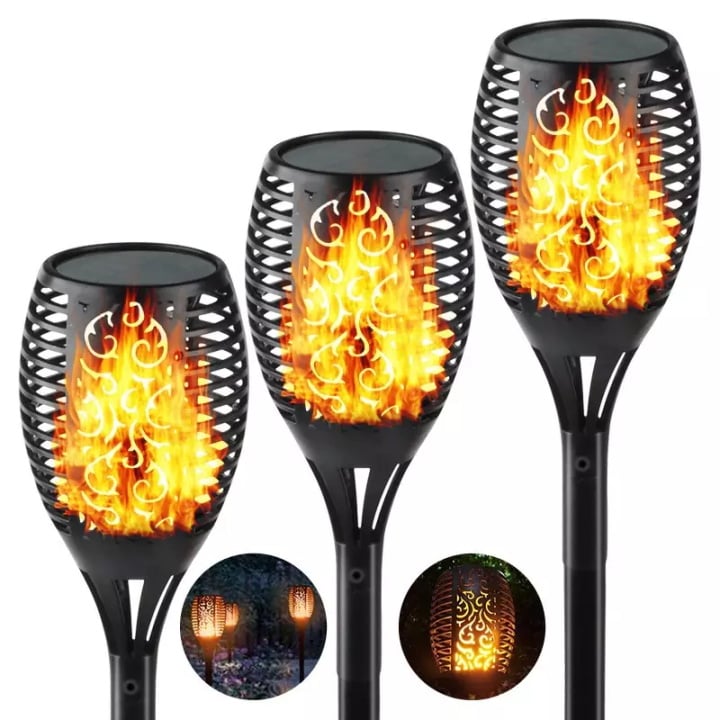 🔥Christmas Sale 60%Off- Solar LED Flame Lights Outdoors