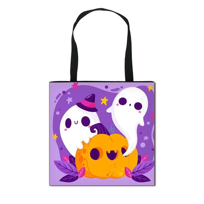 Halloween Canvas Pumpkin Cartoon Bat Cute