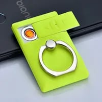 USB Rechargeable Ring Lighter: Multifunctional Phone Holder Electric Cigarette Torch