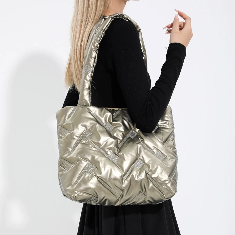 Women's All Seasons Pu Leather Solid Color Streetwear Square Zipper Shoulder Bag