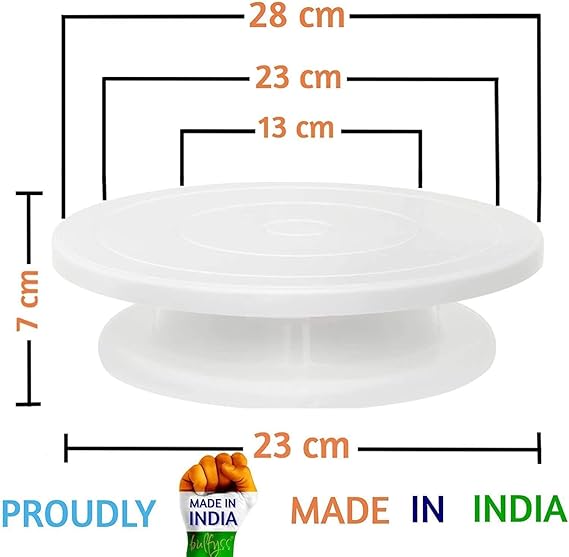 360° Cake Decorating Turntable. Pro-Bake Rotating Cake Stand