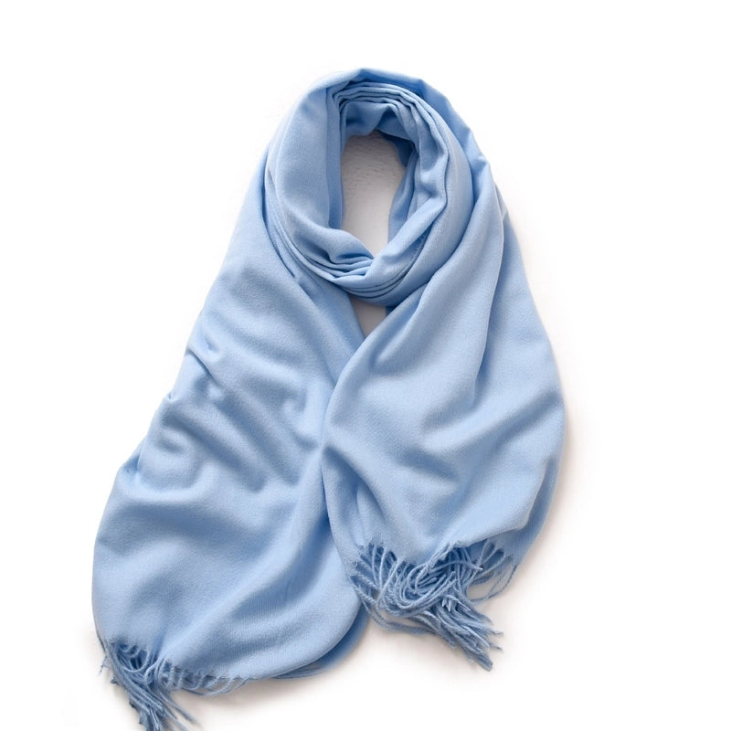 Women's Basic Solid Color Imitation Cashmere Scarf