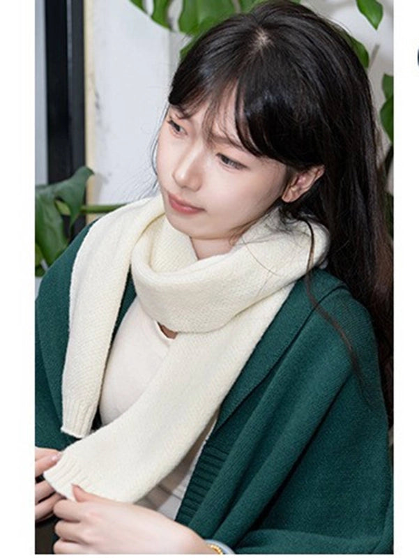 Unisex Cute Sweet Streetwear Solid Color Polyester Scarf