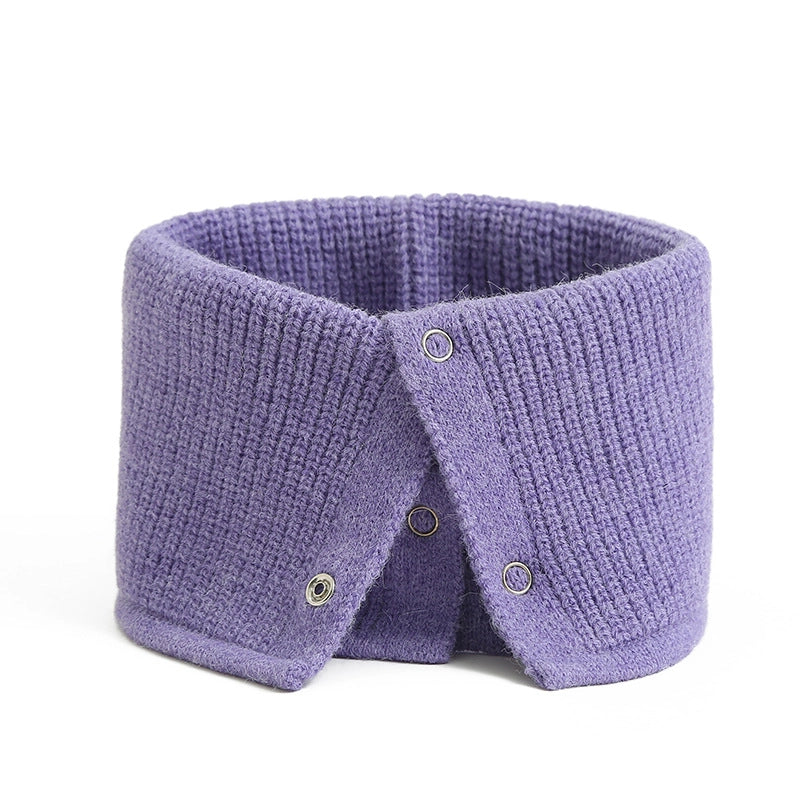 Unisex Minimalist Solid Color Yarn Solid Color Scarf