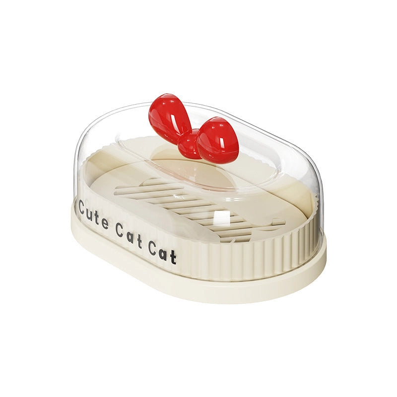 Casual Elegant Minimalist Bow Knot Plastic Soap Dish