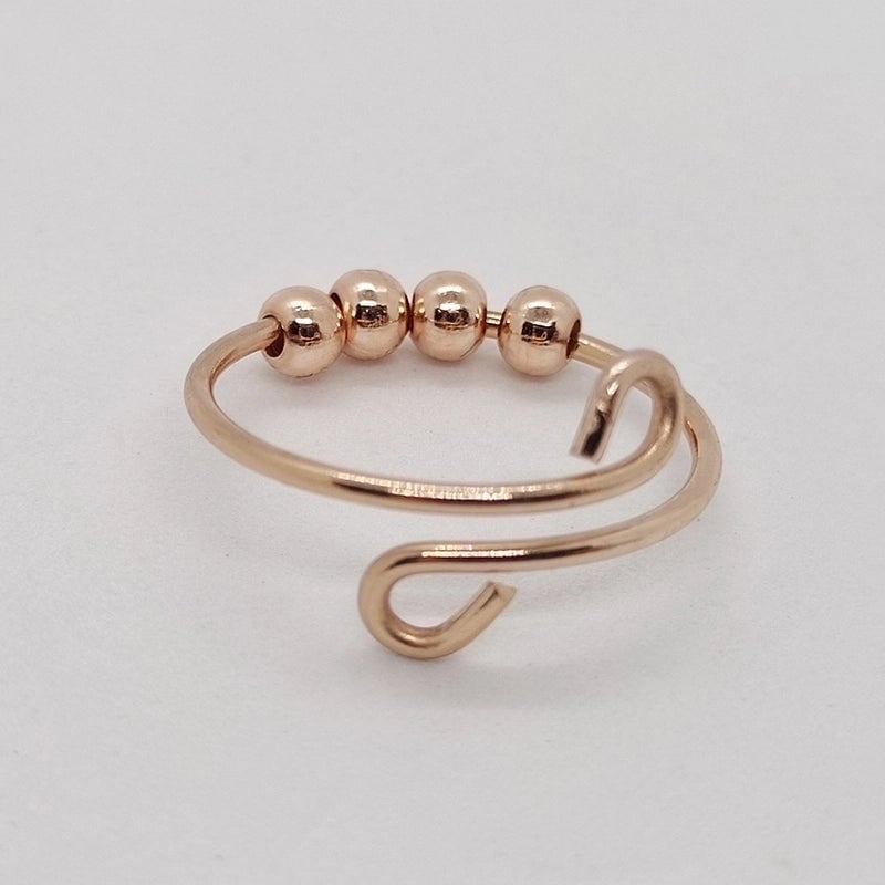 Fashion Round Stainless Steel Copper Rings 1 Piece