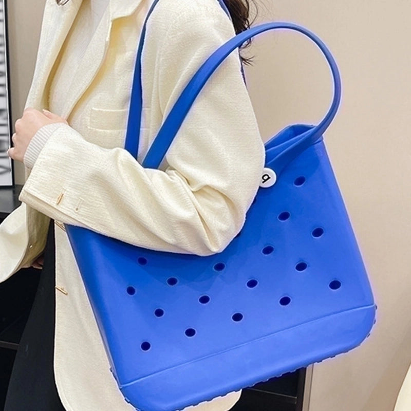 Women's Pvc Solid Color Streetwear Square Open Shoulder Bag