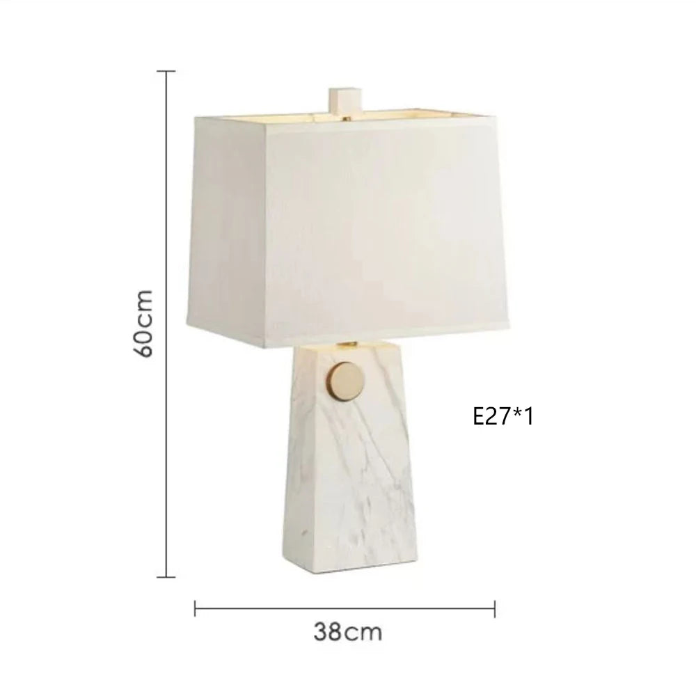 Nordic Opulence Luxury LED Marble Desk Lamp