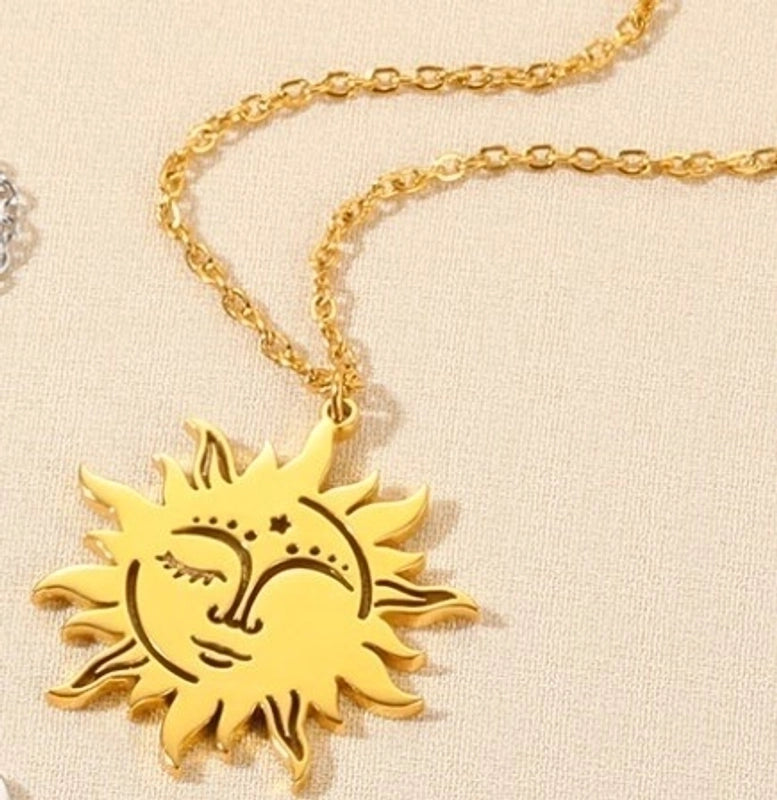 Minimalist Devil's Eye Heart Shape Butterfly Stainless Steel Plating Hollow Out Pendant Necklace
