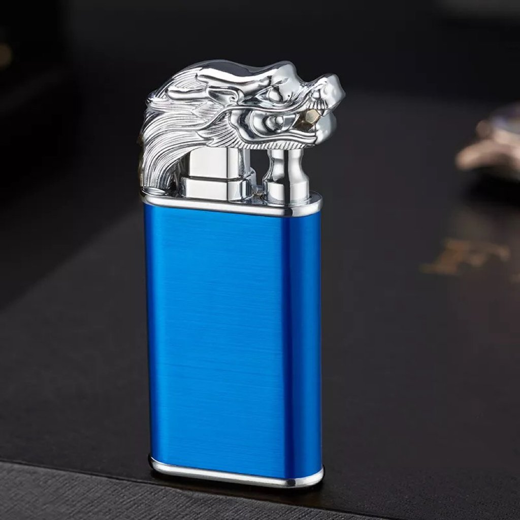 🔥  49% OFF🔥Double fire switch direct punch metal lighter