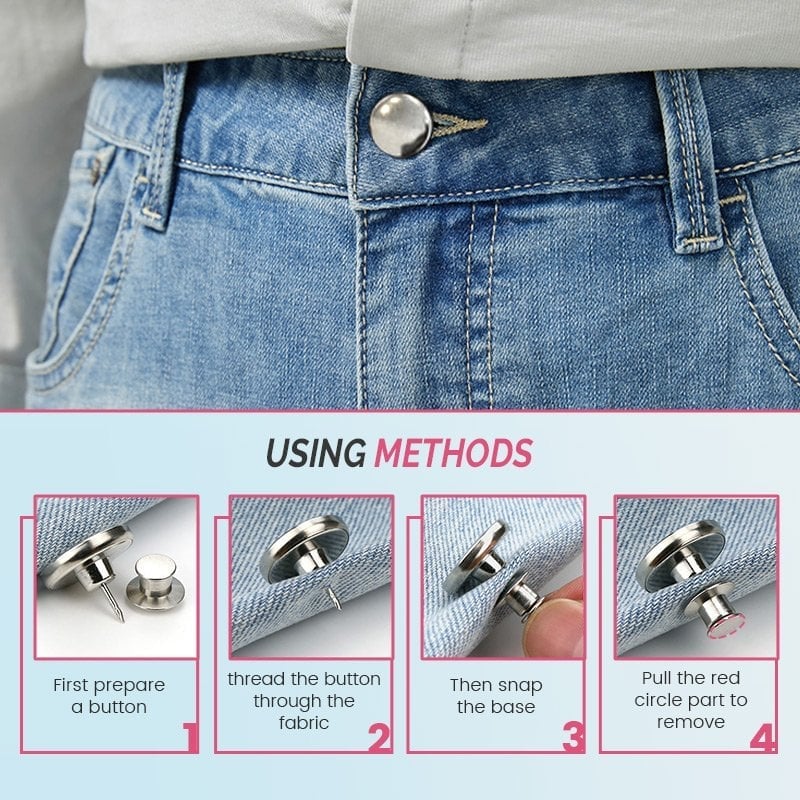 🔥🔥Perfect Fit Your Size Adjustable Waist Buckle10PCS🔥🔥