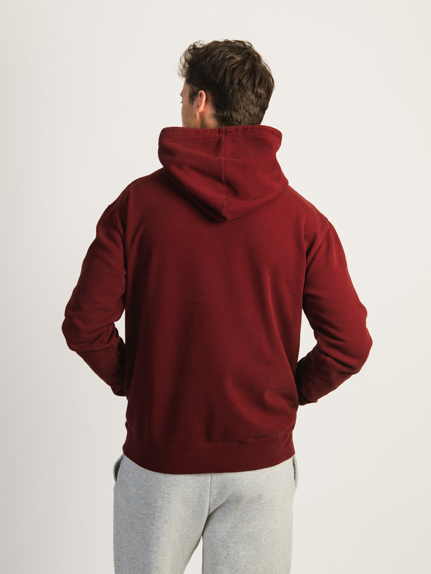 KOLBY PARKER VINTAGE WASH HOODIE - BURGUNDY