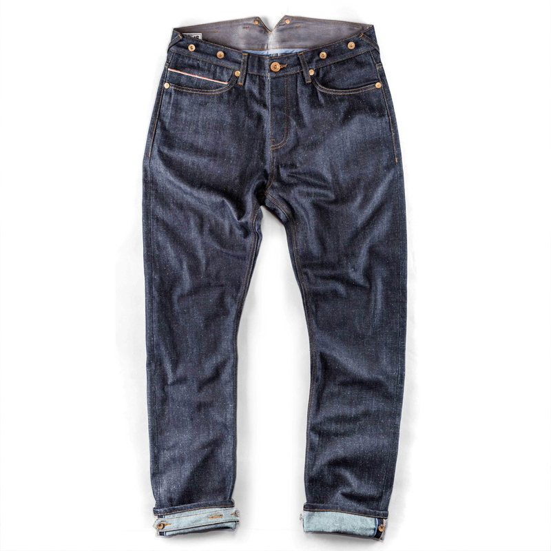Retro motorcycle jeans Slim Straight Denim
