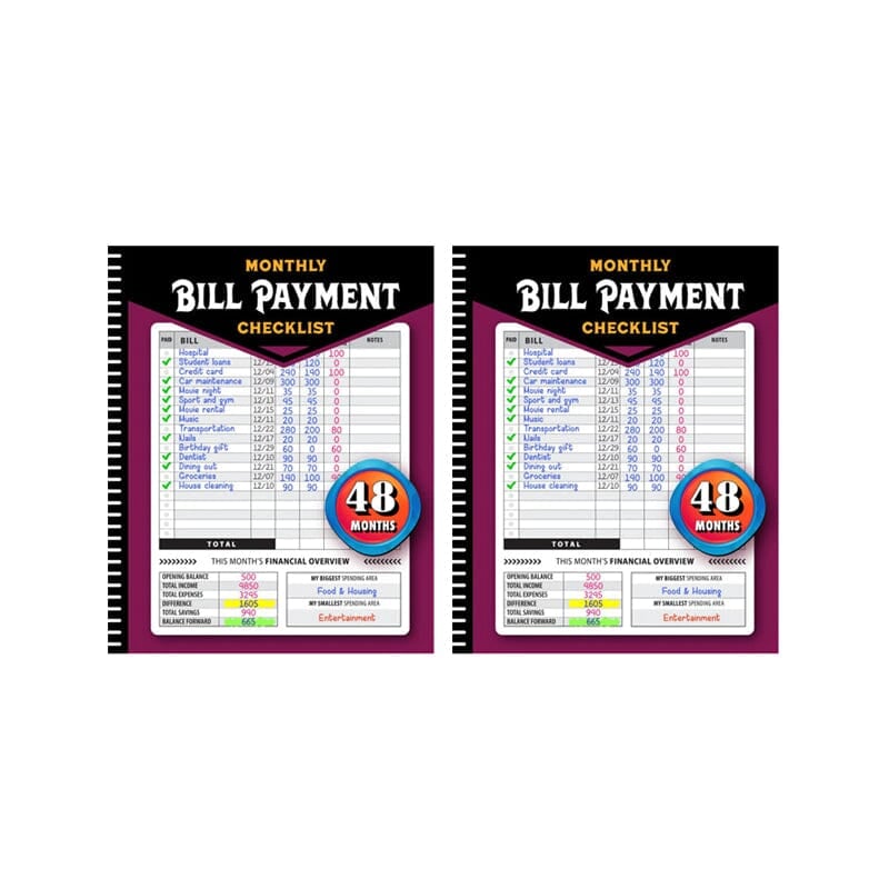 🔥Bill Payment Management Book🎉