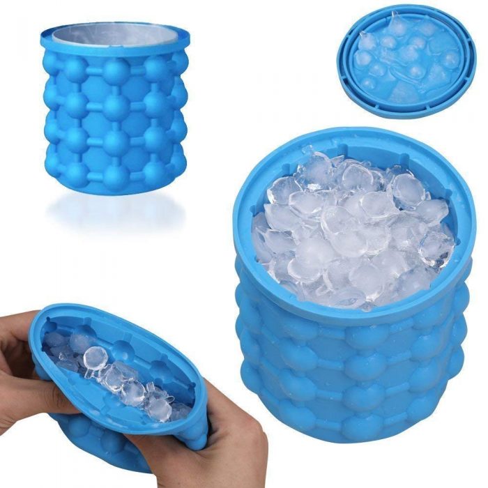 Silicone Ice Cube Maker Space Saving Ice Cube Maker Ice Genie Kitchen Tools