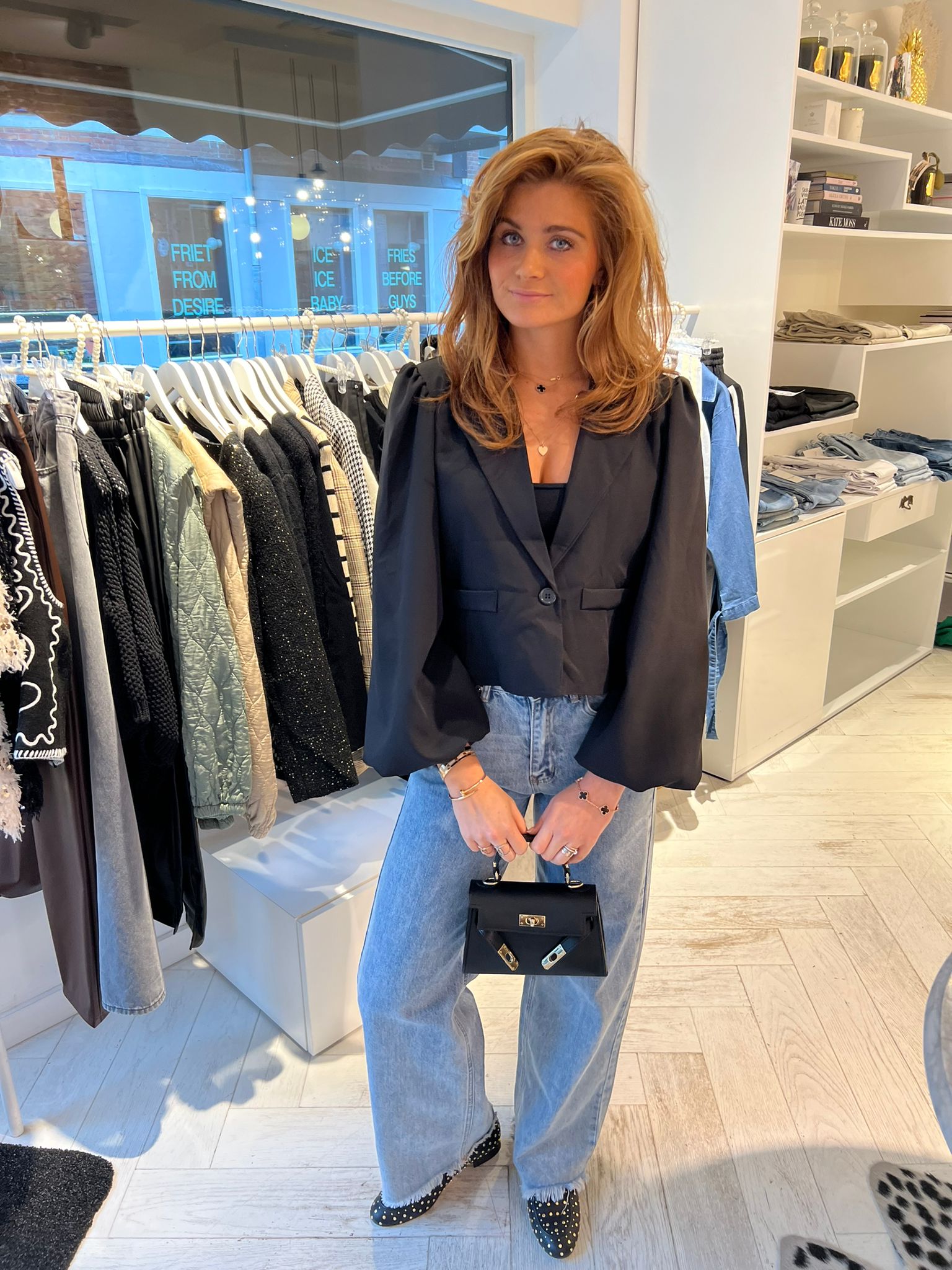 Kylie Blazer Long Sleeve Black