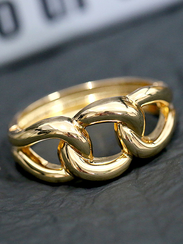 Normcore Geometric Hollow Solid Color Bracelet Accessories
