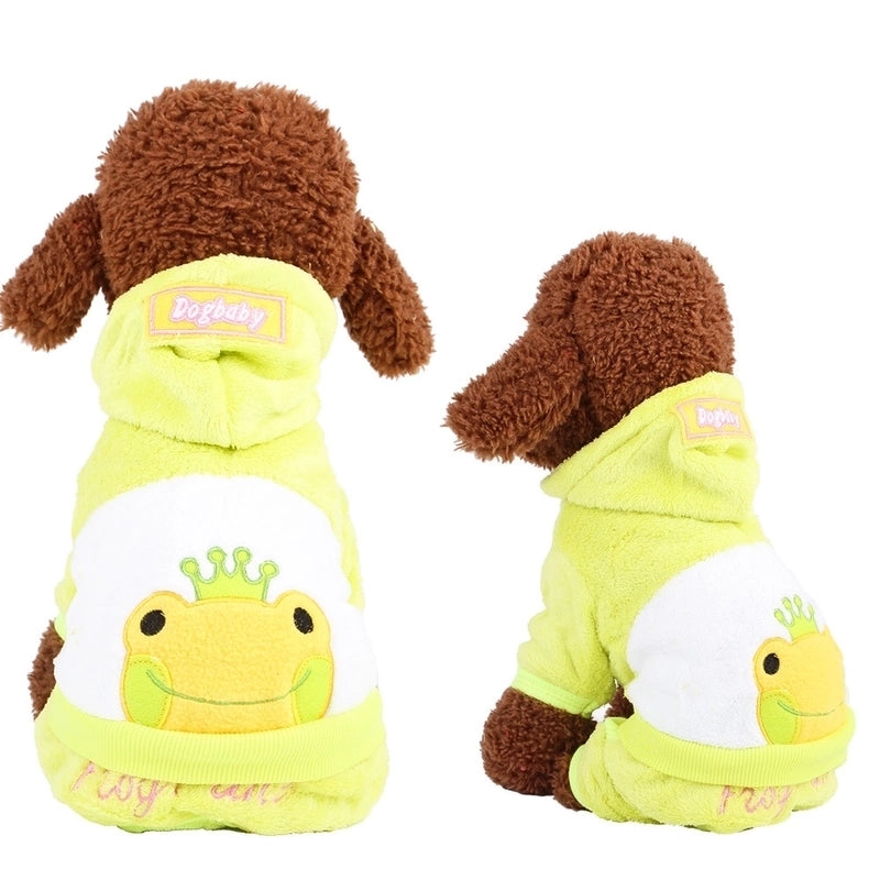 Casual Cute Coral Fleece Animal Pet Clothing