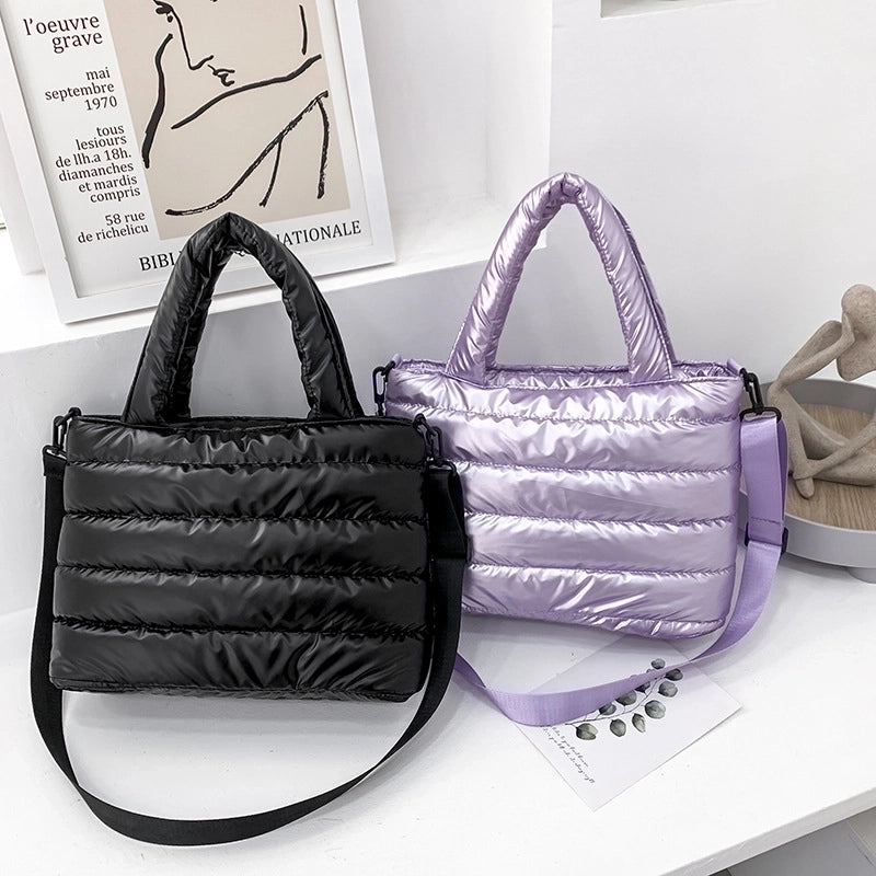 Women's Medium Autumn&winter Nylon Vintage Style Handbag
