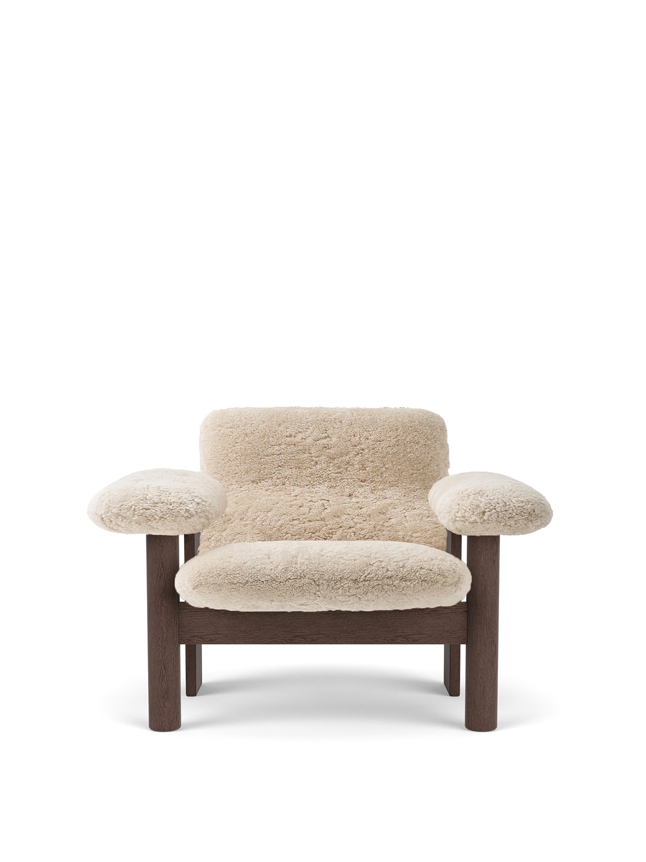 Brasilia Lounge Chair. Low Back. Sheepskin