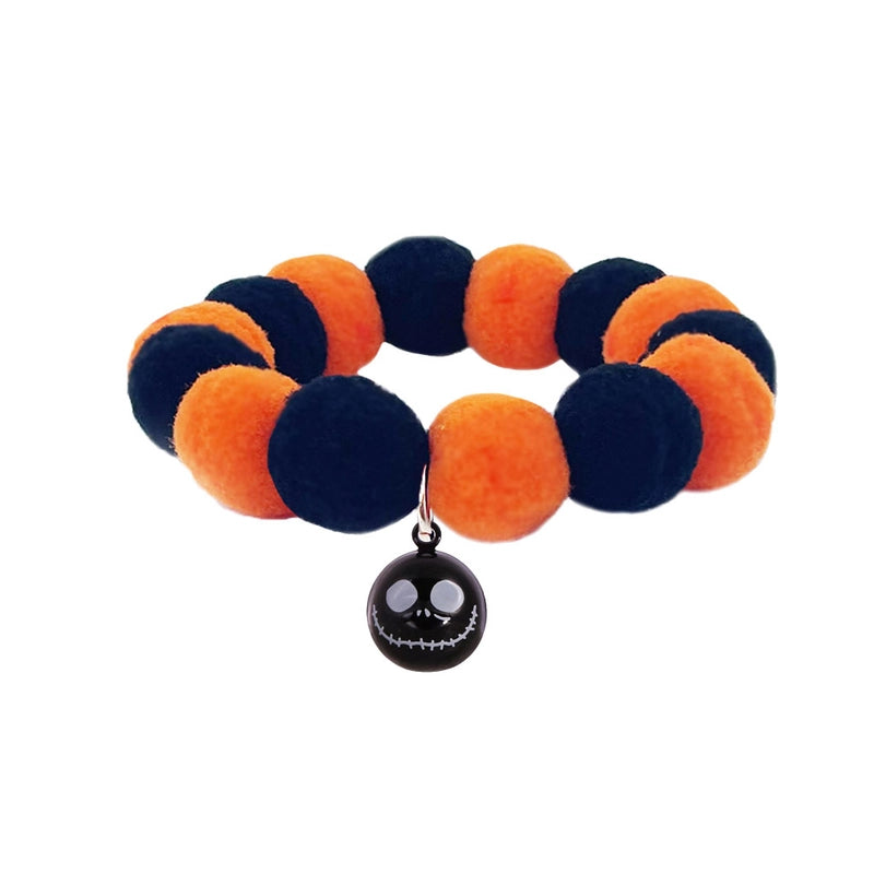 Pet Halloween Bell Kitty Dog Ball Collar Elastic Adjustable Pet Collar