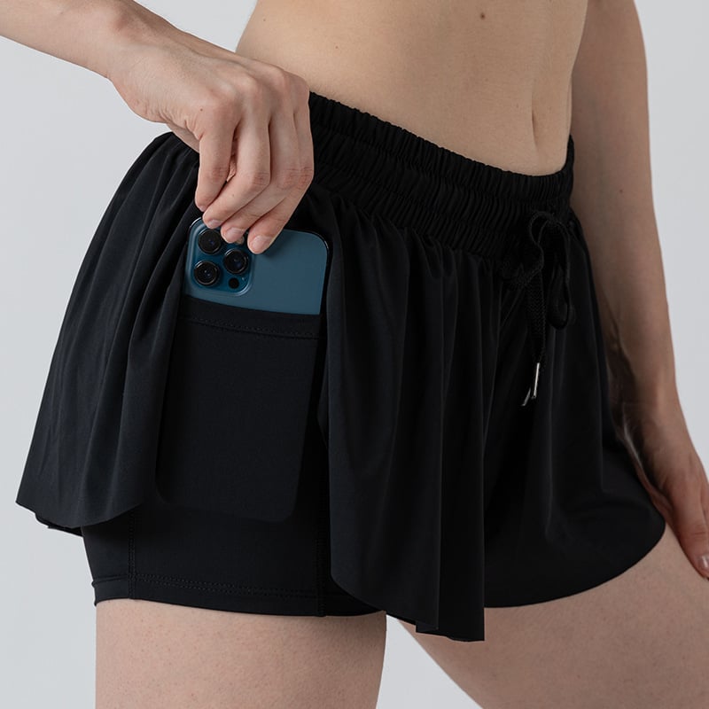 🔥LAST DAY SALE 49% OFF🔥Women's Pocket Drawstring Sports Shorts ( BUY 2 GET FREE SHIPPING )