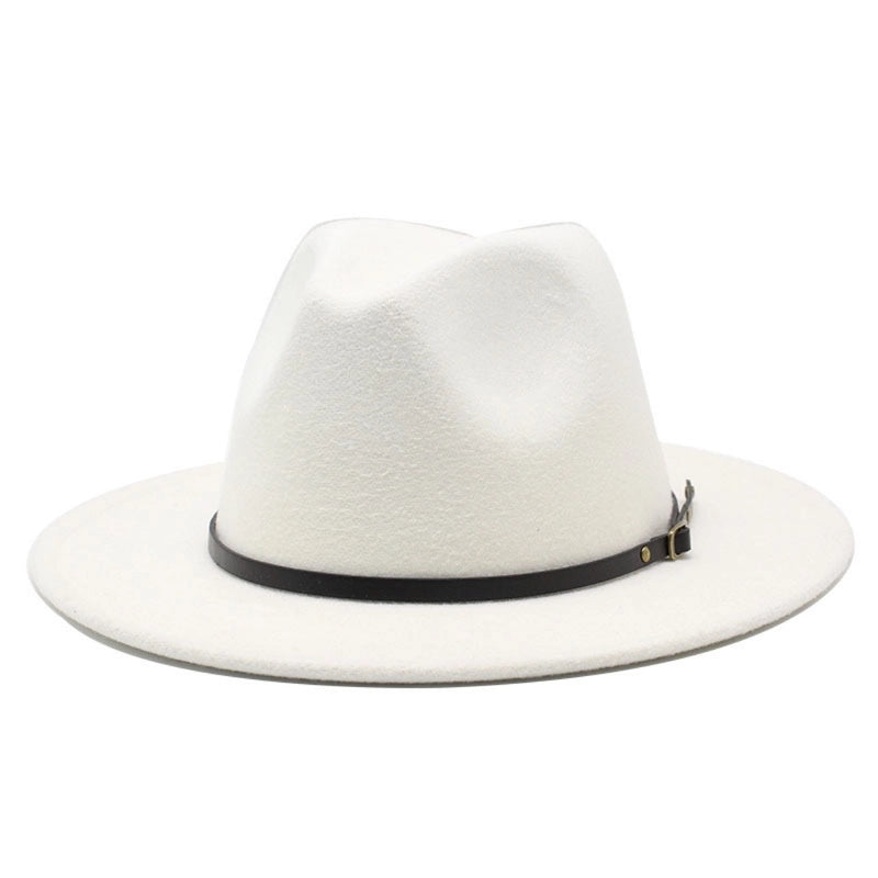 Designed Explosions Jazz Hat Autumn And Winter British Retro Top Hat Women's Fashion Women's Woolen Hat