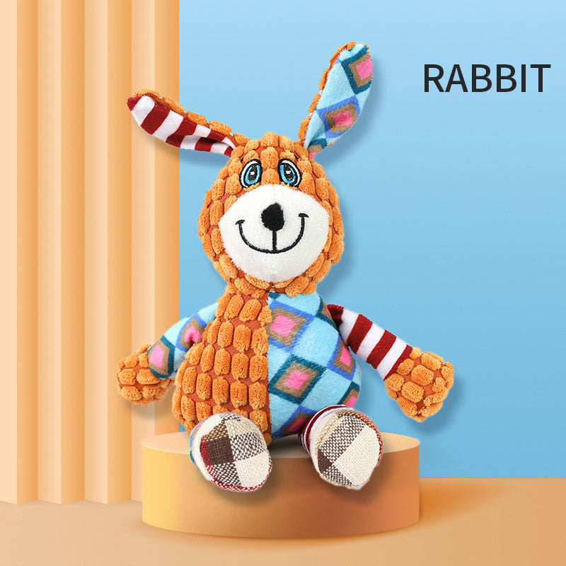 Plush Chew Toy with Double Sounds for Dogs
