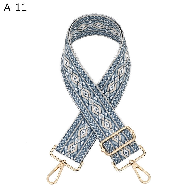 All Seasons Polyester Argyle Sling Strap Bag Strap