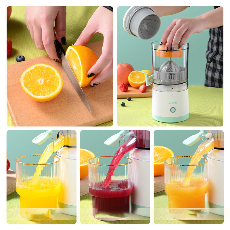 Multifunctional Electric Portable Cordless Fruit Juicer USB Charging.