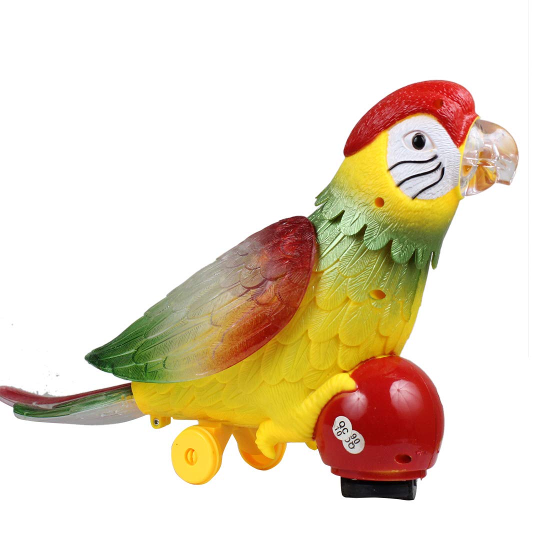 Funny Electric Parrot Moving Wings With 3D Lights And Dynamic Music - (Multicolor)