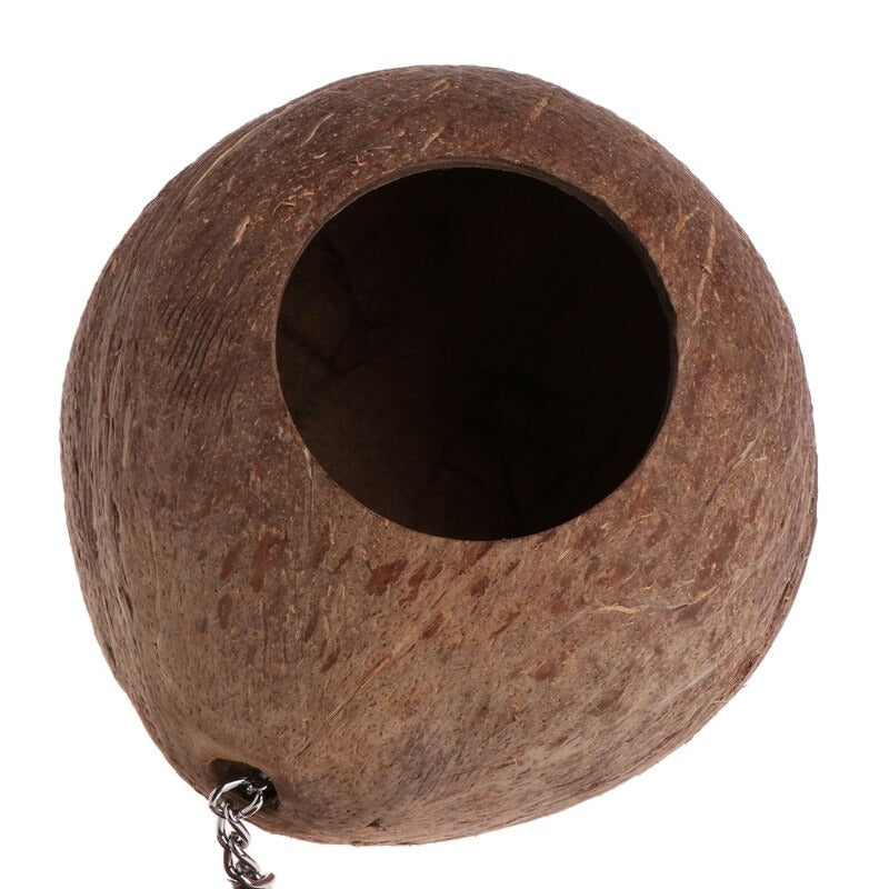 Natural Coconut Shell Bird Nest